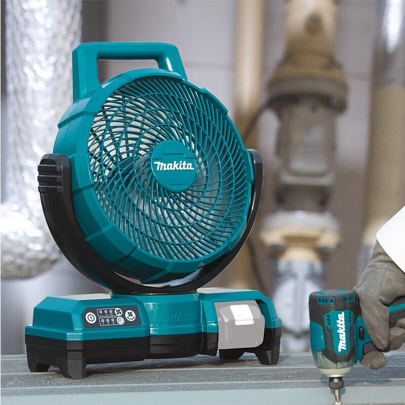 Muchieda Muchieda 18V ventilador eléctrico recargable 14.4V litio eléctrico vehículo de dos velocidades DCF201 herramientas eléctricas