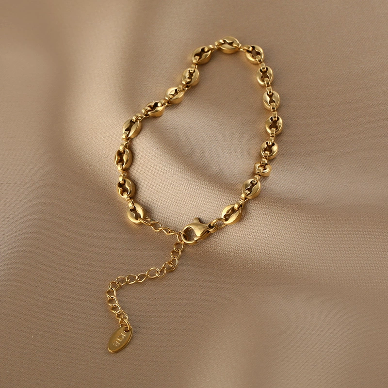  retro universal bracelet stainless steel, jewelry, does not fade, simple and elegant design