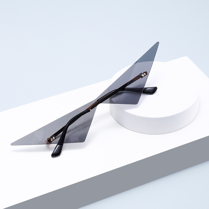 Gafas de sol transfronterizas sin montura y sin nariz de estilo nuevo y de moda Gafas de sol ultraligeras de moda para mujer