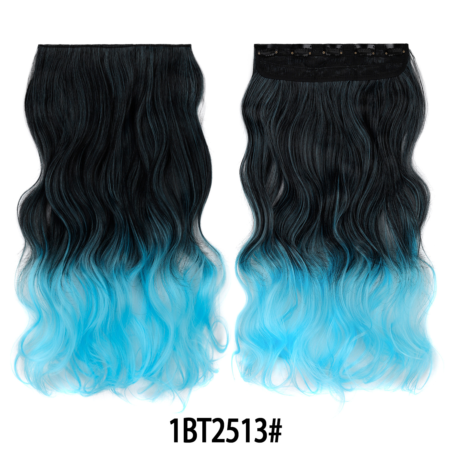 6 Black Gradient Sky Blue Roll