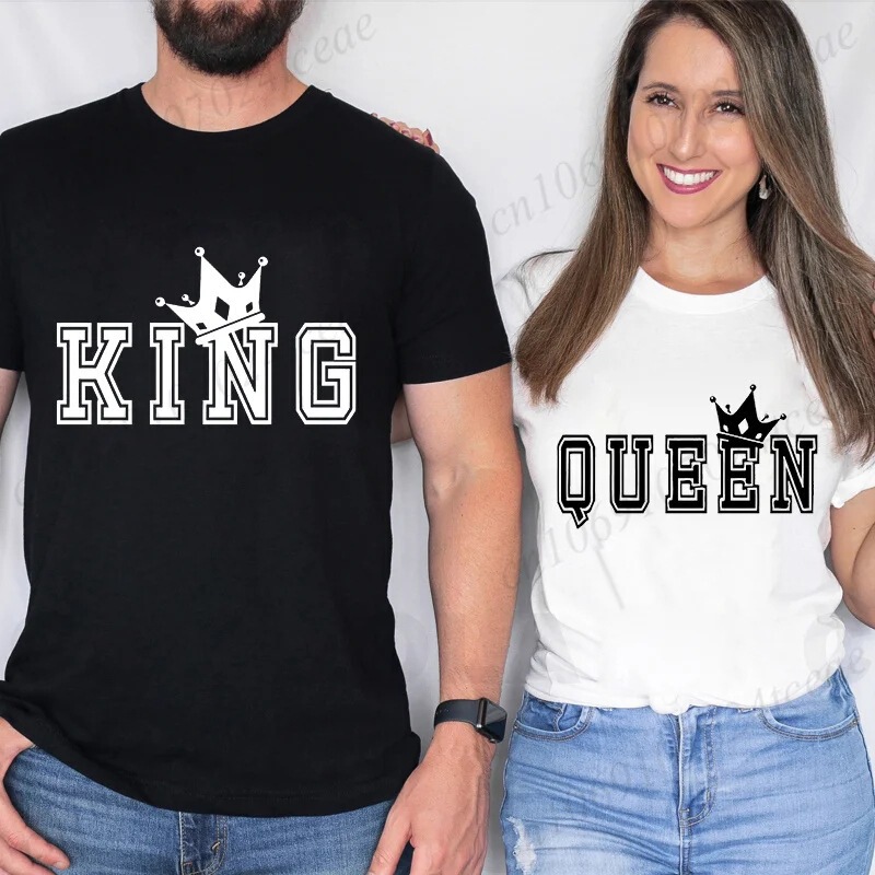 Purchase Product King/Queen T-Shirt, Couple T-Shirt, Couple T-Shirt, Best Couple T-Shirt, Couple t