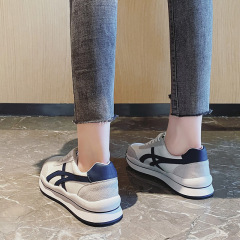 White shoes 2021 sneakers spring new style Forrest Gump shoes size 3233 dad shoes ins trend 41-43 casual women's shoes