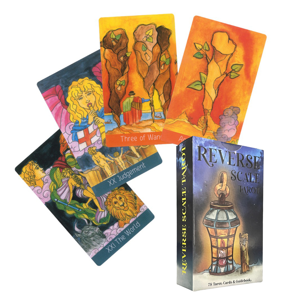 Carte oracolari dei tarocchi in scala inversa 12x7 - Gioco da tavolo_voghion.com