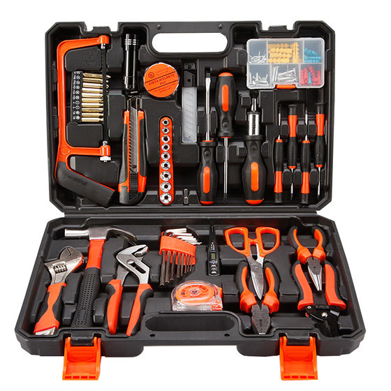 Hardware tool set combination set household manual woodworking tool box power tool gift repair wholesale