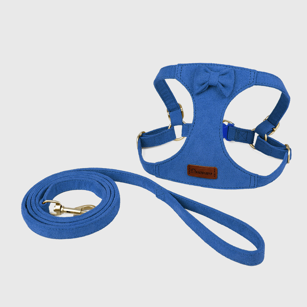 360 grados alrededor de la cintura de pecho ligera, cuerdas de tracción de piel de ciervo para perros.