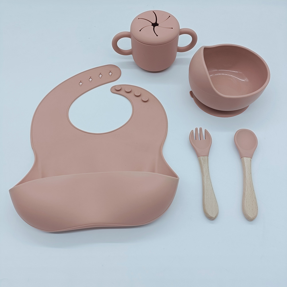 宝宝吃饭叉勺套装强吸力防摔