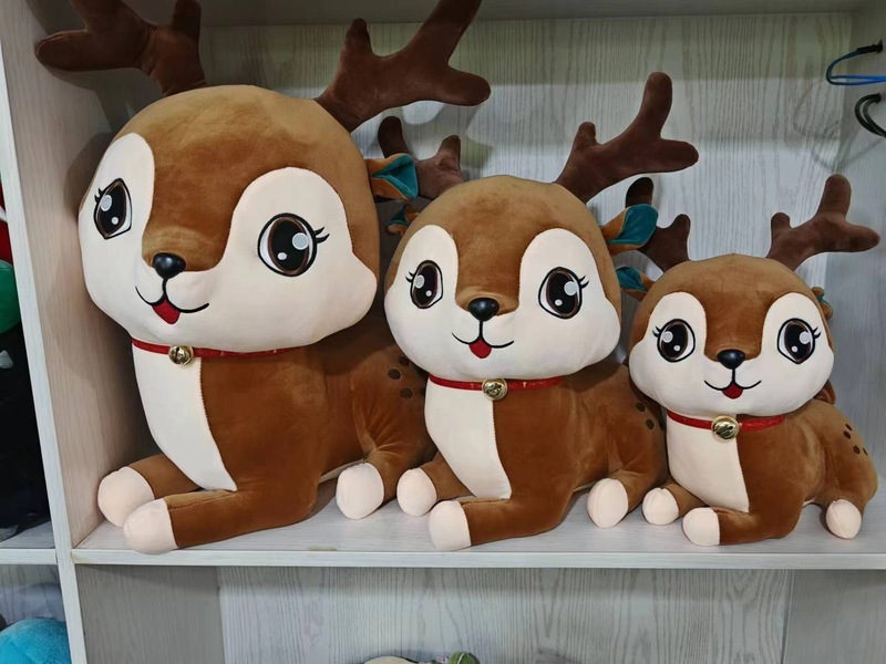 漫画クリスマスシリーズ雪だるまぬいぐるみヘラジカ人形クリスマスツリー装飾品人形会社ギフト装飾|undefined