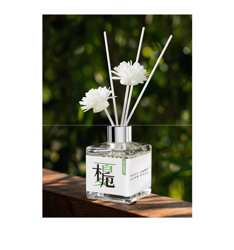 Tea-scented aromatherapy for home use in the bedroom, long-lasting fragrance, odor eliminator, gardenia freshener, bathroom perfume, toilet deodorizer