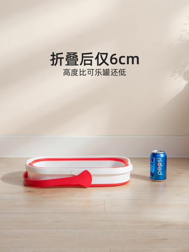 Car wash foldable bucket mop single bucket large capacity rectangular wash mop plastic portable shrinkable portable