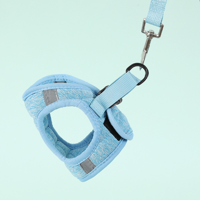 Gato cuerda de tracción anti-rotura armadura especial chaleco gato caminando cuerda gatito marioneta cómoda gato cadena