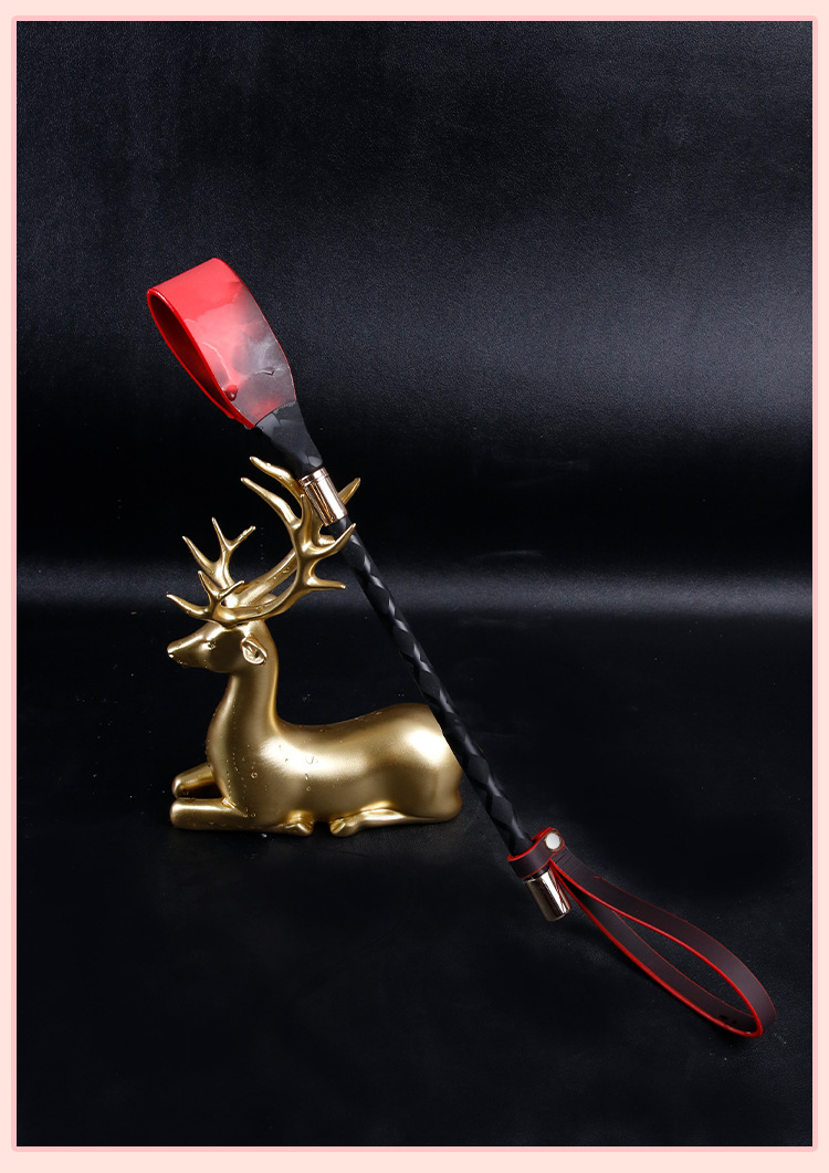 Temperature-Change Training Whip in PU Leather and Alloy for Adult Couples — detail image 29