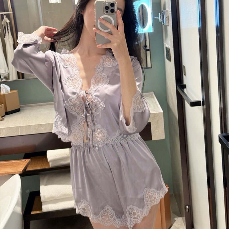 Sleep Lu Soft Light Dreamweaver> Women's Pajamas Spring, Autumn, Summer Thin Style Pure Desire Style Lace Sexy Camisole Homewear Sleep Lu Soft Light Dreamweaver> Women's Pajamas Spring, Autumn, Summer Thin Style Pure Desire Style Lace Sexy Camisole Homewear