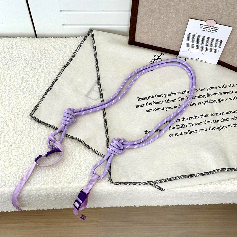 Accesorios de correa de bolso cordón de mensajero bordado bolsa de compras accesorios correa de hombro de mensajero alargada ajustable correa de cuerda de nailon