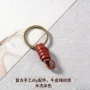 编织头层手工牛皮钥匙扣