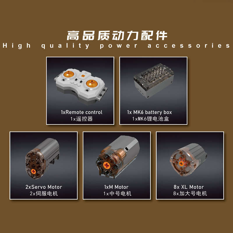 Yuxing modelo Wang18031 serie de coches de ingeniería de montaje de juguetes de montaje de coches de escalada de fuego compatible con modelo de coches de ingeniería de Lego