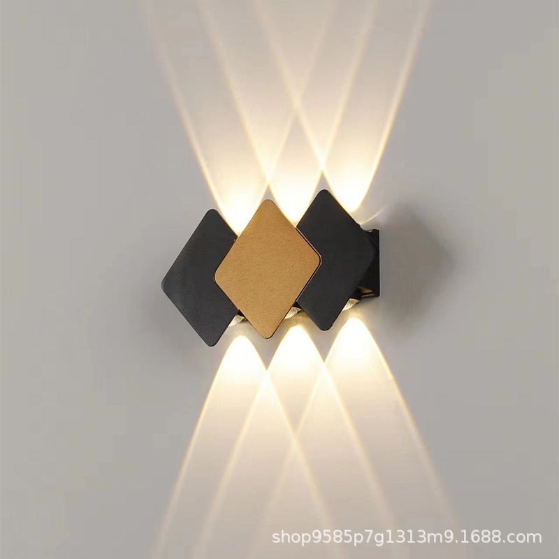 Lámpara de pared impermeable estilo europeo y americano simple lámpara de pared impermeable al aire libre lámpara de pared metal Fondo pared moderna colgante dormitorio de noche