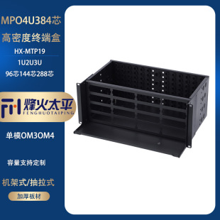 High Density Optical Fiber Distribution Frame Lc Single Mode Om3Om4 Module Box 384 Core Optical Cable Terminal Box