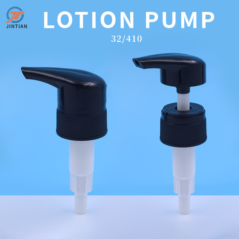 锦添喷雾黑色泵头32/410大泵4CC洗发露护发素按压泵螺纹乳液泵