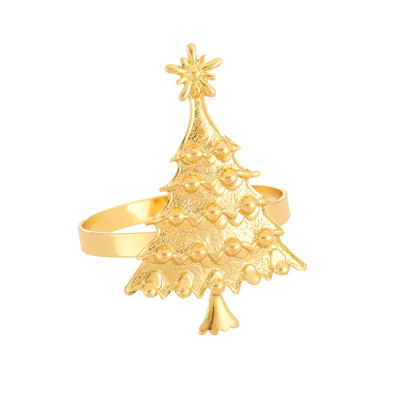 ナプキンはクリスマスツリーの鈴を掛けます。|undefined
