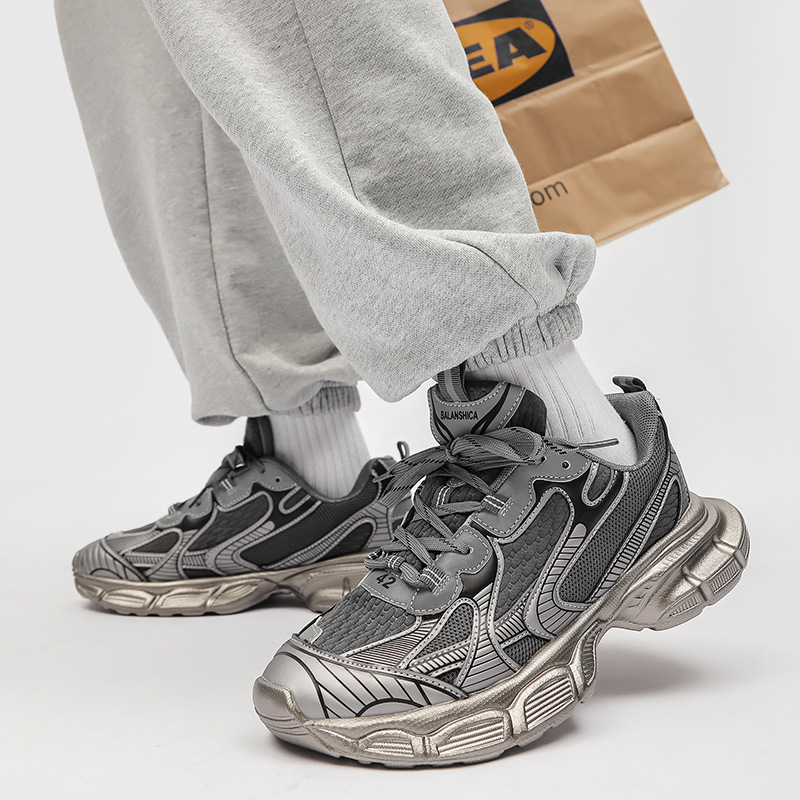 Spring New Trendy All Match Men S Shoes Paris Couple Style Daddy Shoes Simple Casual Women S Shoes One Drop_voghion.com