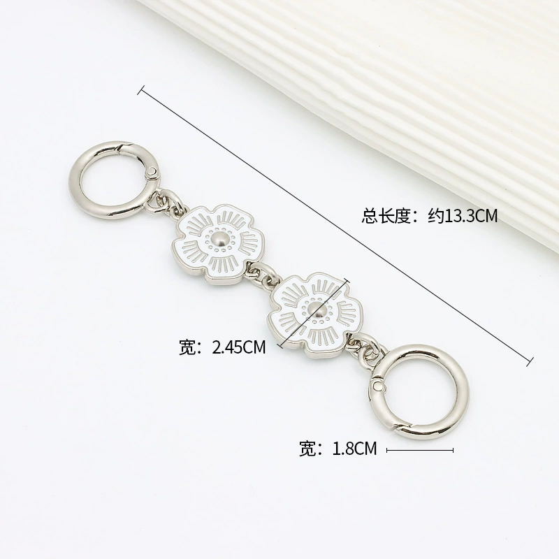Kochi Xiangbule tabby Baccarat bag modified camellia extended decoration underarm lengthened shoulder strap chain accessories