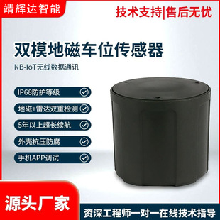 NB wireless dual-mode geomagnetic parking sensor radar buried detection sensor parking space guidance system