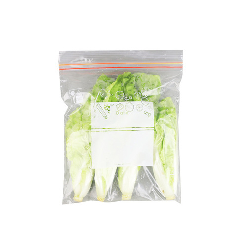 Food-grade removable double-ribbed sealed bag kitchen food refrigerated packaging bag frozen storage fresh-keeping dense bag