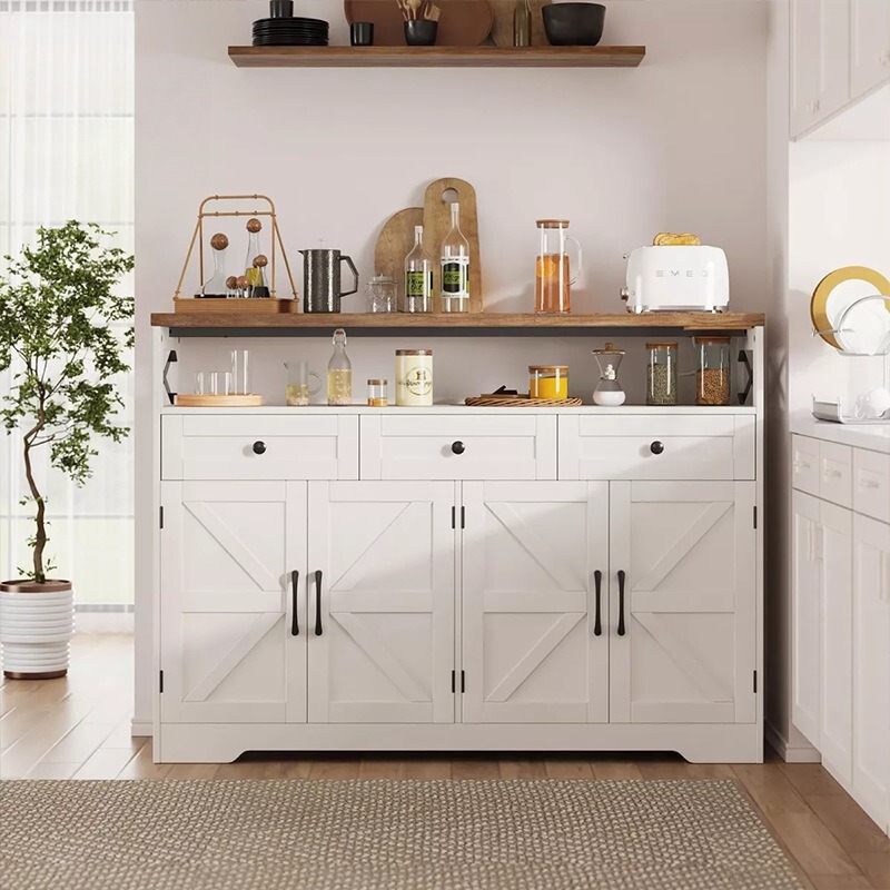 Modern Panel-Style Sideboard Furniture with Drawers, Coffee Bar, Direct Sales from the Manufacturer, Drawer Storage, Entryway Storage Cabinet Modern Panel-Style Sideboard Furniture with Drawers, Coffee Bar, Direct Sales from the Manufacturer, Drawer Storage, Entryway Storage Cabinet