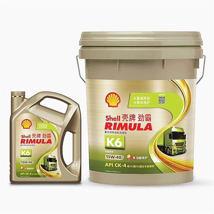 壳-牌K6 API CK-4 15w-40合成技术油 可实现6万公里换油周期