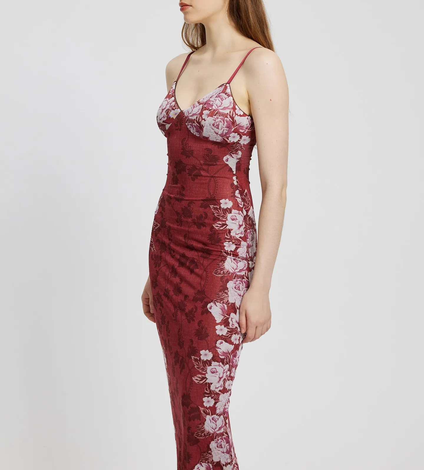 2026 Summer New Women's Clothing European And American Retro Printing High-end Suspender Dress Evening Dress_ecoleips.com