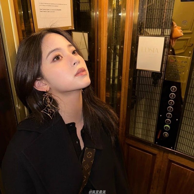 欧阳娜娜同款复古镂空菱形耳环女轻奢高级感气质耳钉个性辣妹耳饰|undefined