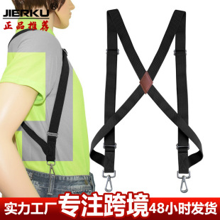 跨境货源 2.5CM两夹男女通用勾扣背带 弹力松紧侧夹背带一件代发-阿里巴巴