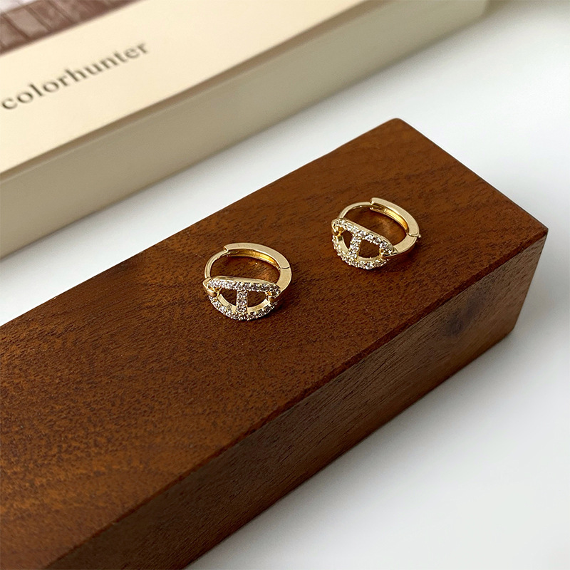 Pig Nose Earrings for Women, Niche Design, High-End, Fashionable, Exquisite Elegant, Versatile, Small, Simple, Accessible Luxury Earrings