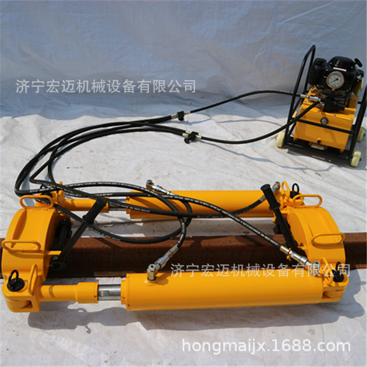 YLS-900液压钢轨拉伸机钢轨应力放散用轨缝调整器 液压拉轨推轨用