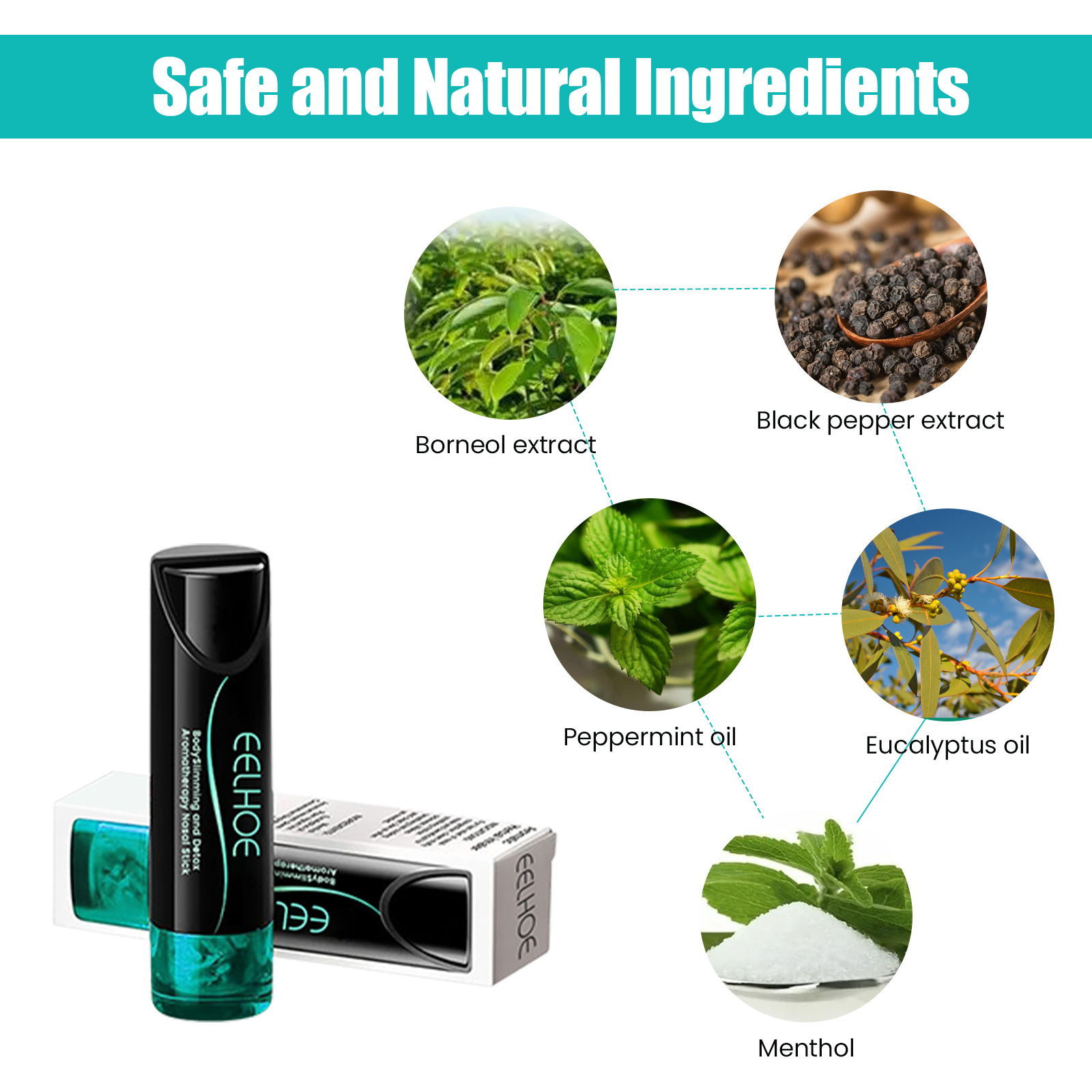 EELHOE Aromatherapie-Toner, straffende Oberschenkel, Taille, beruhigende Körperformung, kühler Minzgeschmack, Nase_voghion.com