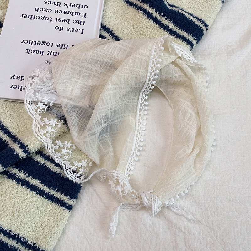 Women's Cute Sweet Korean Style Triangle Lace 1 Piece display picture 7