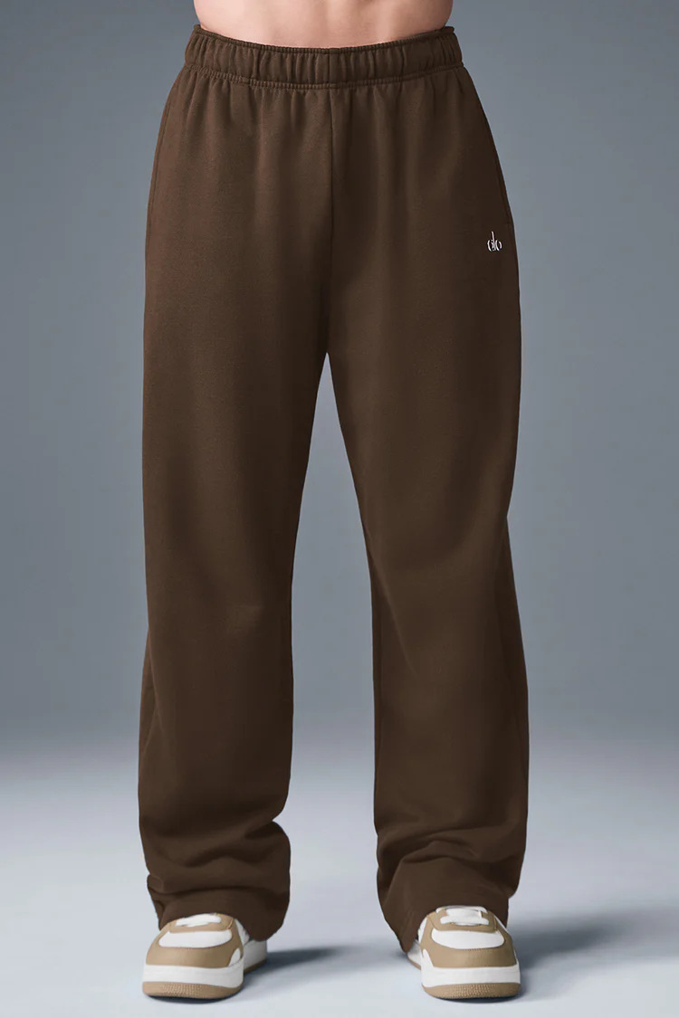 Alo Yoga Accolade Sweatpants Straight Leg Espresso