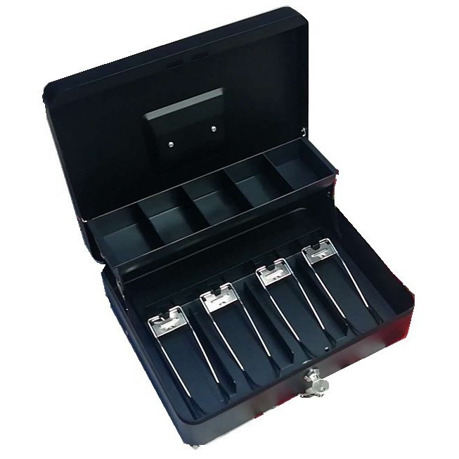 手提现金盒,保险箱,现金箱,钱箱,钱盒收纳收银机零钱商用带锁