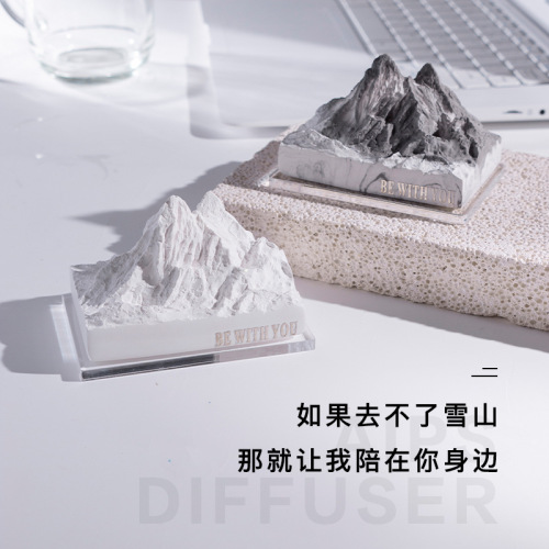 Glow-in-the-Dark Alps Snow Aroma Diffuser Car Air Freshener with Long-lasting Fragrance, Manufacturer Wholesale