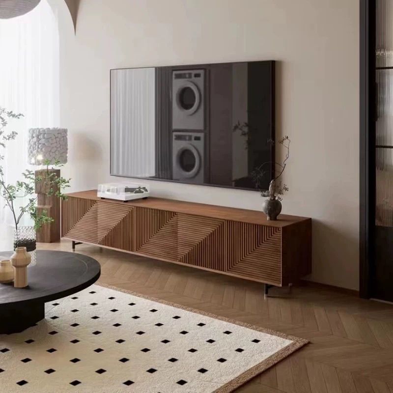 Medieval Style Sideboard Home Living Room Vertical Cabinet Edge Cabinet Retro Combined with American Home Multi-Functional Art Cabinet