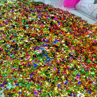 Sequin Bare Shredded Paper Astigmatism Color Shredded Paper Shredded Small Shards Golden Egg Stage Wedding Salute Cannon Contents Hand Scatter