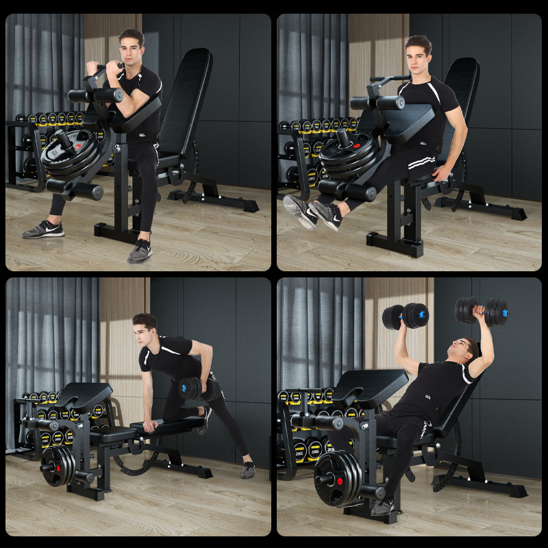 Taburete con mancuernas hogar multifuncional equipo de fitness comercial tablero de abdominales sacerdote taburete de Banco Silla de fitness profesional