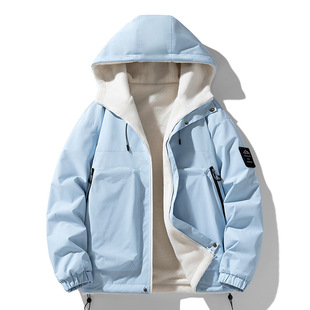 American Style Outdoor Down Cotton-padded Jacket Hooded Tooling Jacket Men's Stone Island High Street Trendy Brand Charge Cotton-padded Jacket Winter Style Women