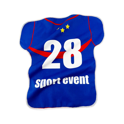Sportswear Lycra Towel Wholesale Fiber Print Rally Towel Soccer Fan Support Sports Event Trade Towel