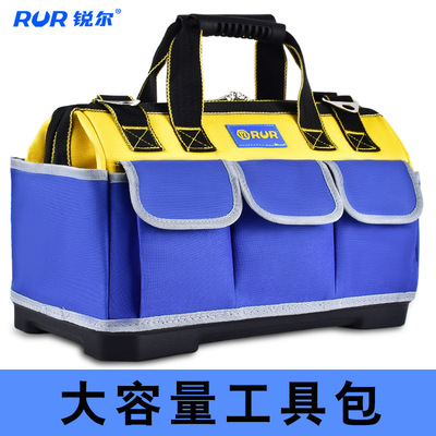 goods in stock tool kit electrician Dedicated Electrical package multi-function repair install canvas enlarge waterproof Tool bag