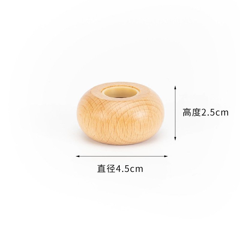 实木圆形香薰木盖无火香薰玻璃瓶木盖精油瓶盖车载香水香薰盖子|undefined