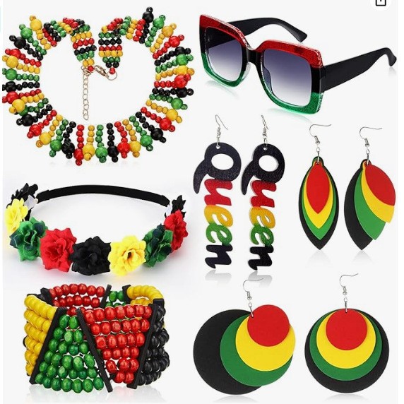 Nuevo vestido de fiesta de junio, sombrero de pescador personalizado, pulsera retro, collar, vestido de fiesta de junio, gafas