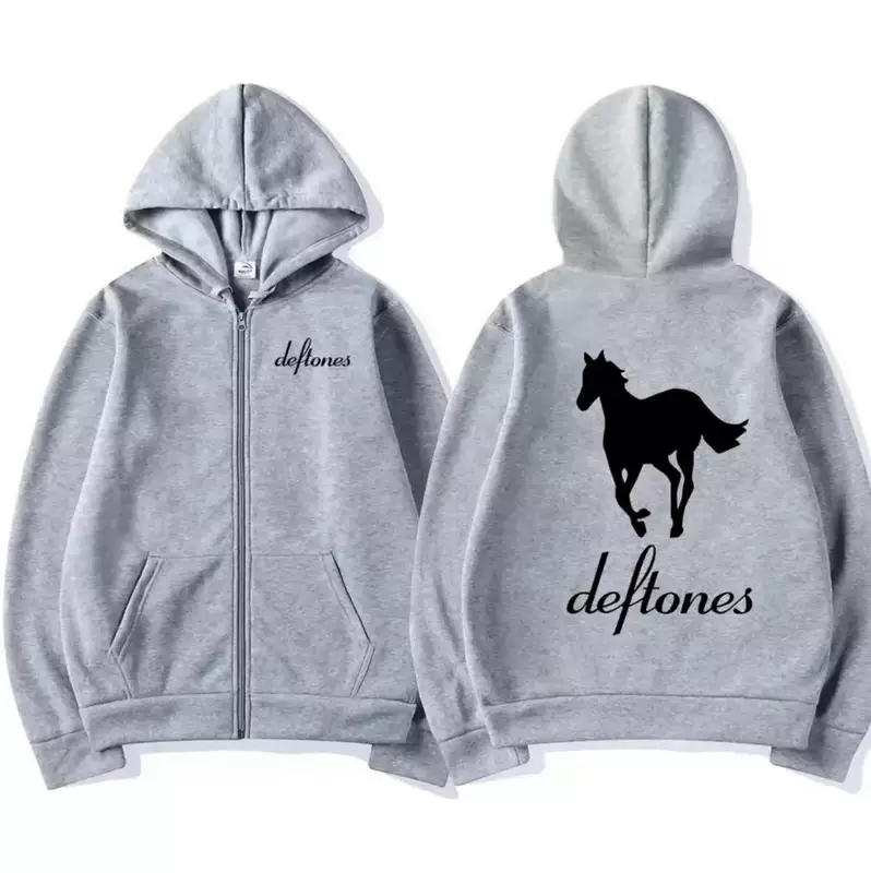 Толстовка (DEFTONES) на молнии, унисекс, цвета разные, размеры S–XXXL