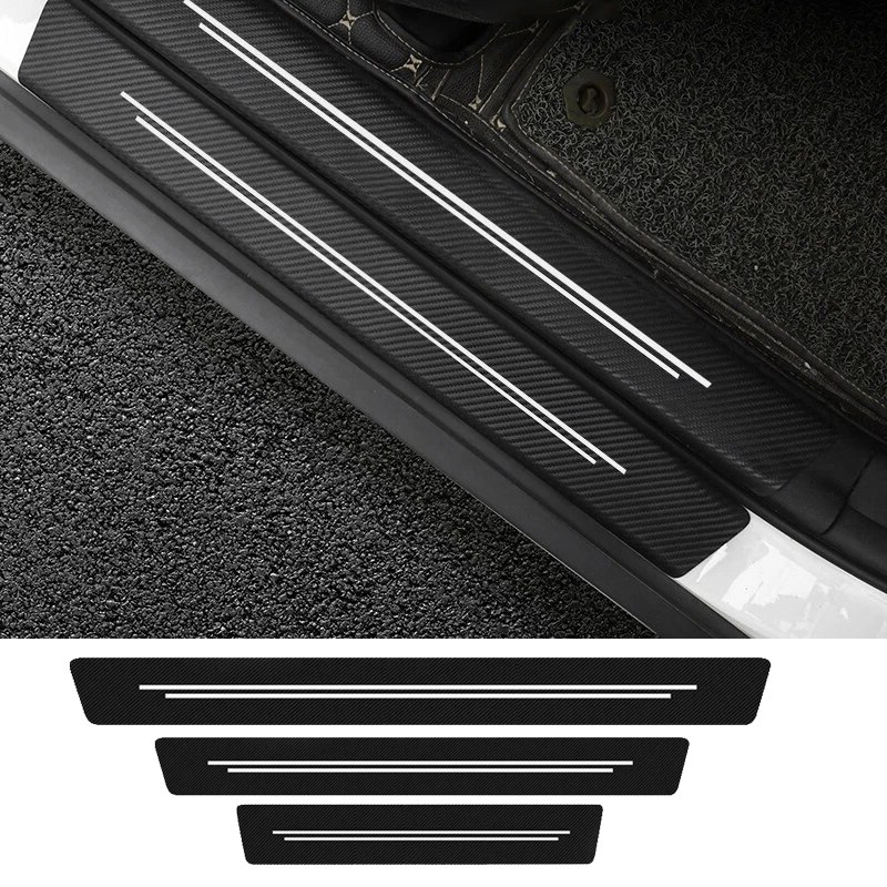 Cross-Border Hot Selling New Universal Carbon Fiber Leather Car Door Edge Protection Strip Threshold Protection Carbon Fiber Sticker Anti-Scratch Cross-Border Hot Selling New Universal Carbon Fiber Leather Car Door Edge Protection Strip Threshold Protection Carbon Fiber Sticker Anti-Scratch