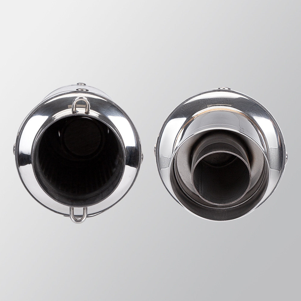 Applicable motorcycle MT09 CBR500R Z900 modified C29 small gun elbow exhaust pipe 60mm universal tail section